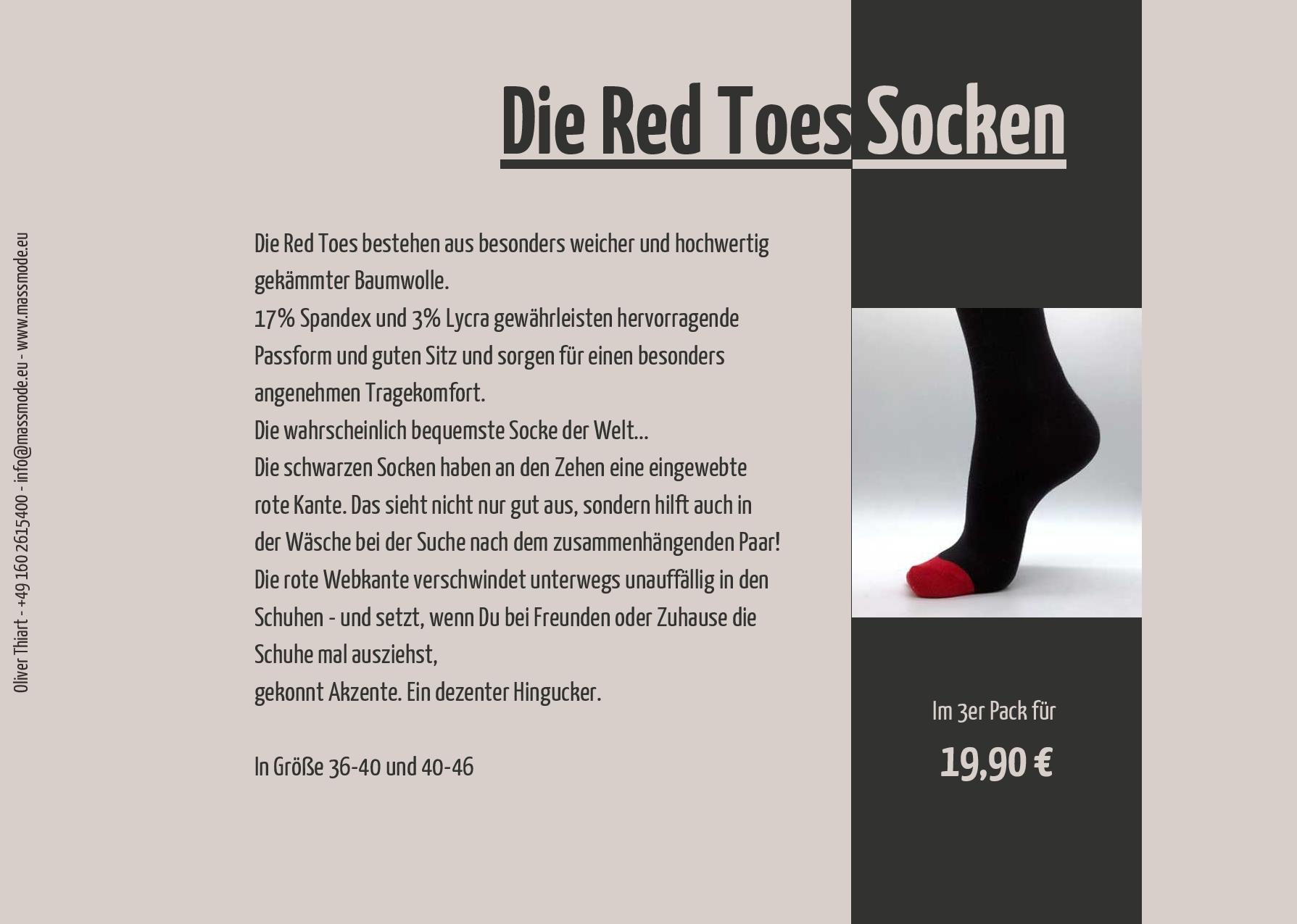 Die Red Toes Socken